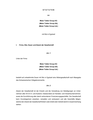 Statuti precedenti Meier Tobler SA (Statuten_Meier_Tobler_Group_AG_2021.pdf)